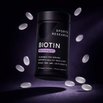 Biotina Max Strength 10.000 mcg 30 Capsulas: Cabello más fuerte y saludable