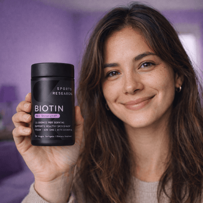 Biotina Max Strength 10.000 mcg 30 Capsulas: Cabello más fuerte y saludable